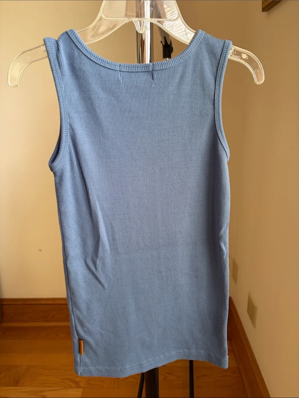 The Limited Blue Ribbed Tank - Picture 3 of 3
